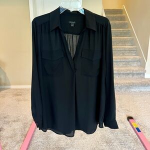 Ann Taylor Camp Shirt blouse
